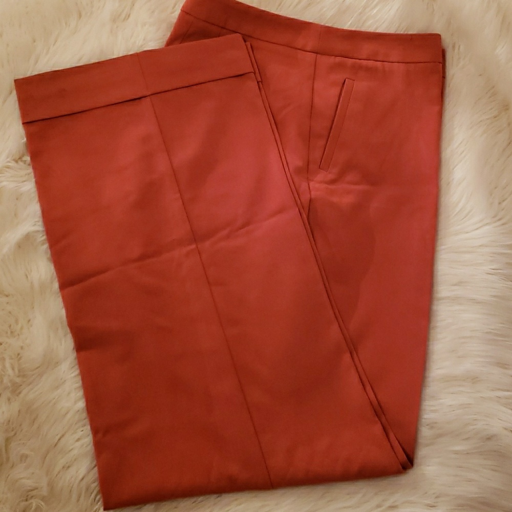 ~Nwot Burnt OraNge GoRgeous SLacks with Cuffs~